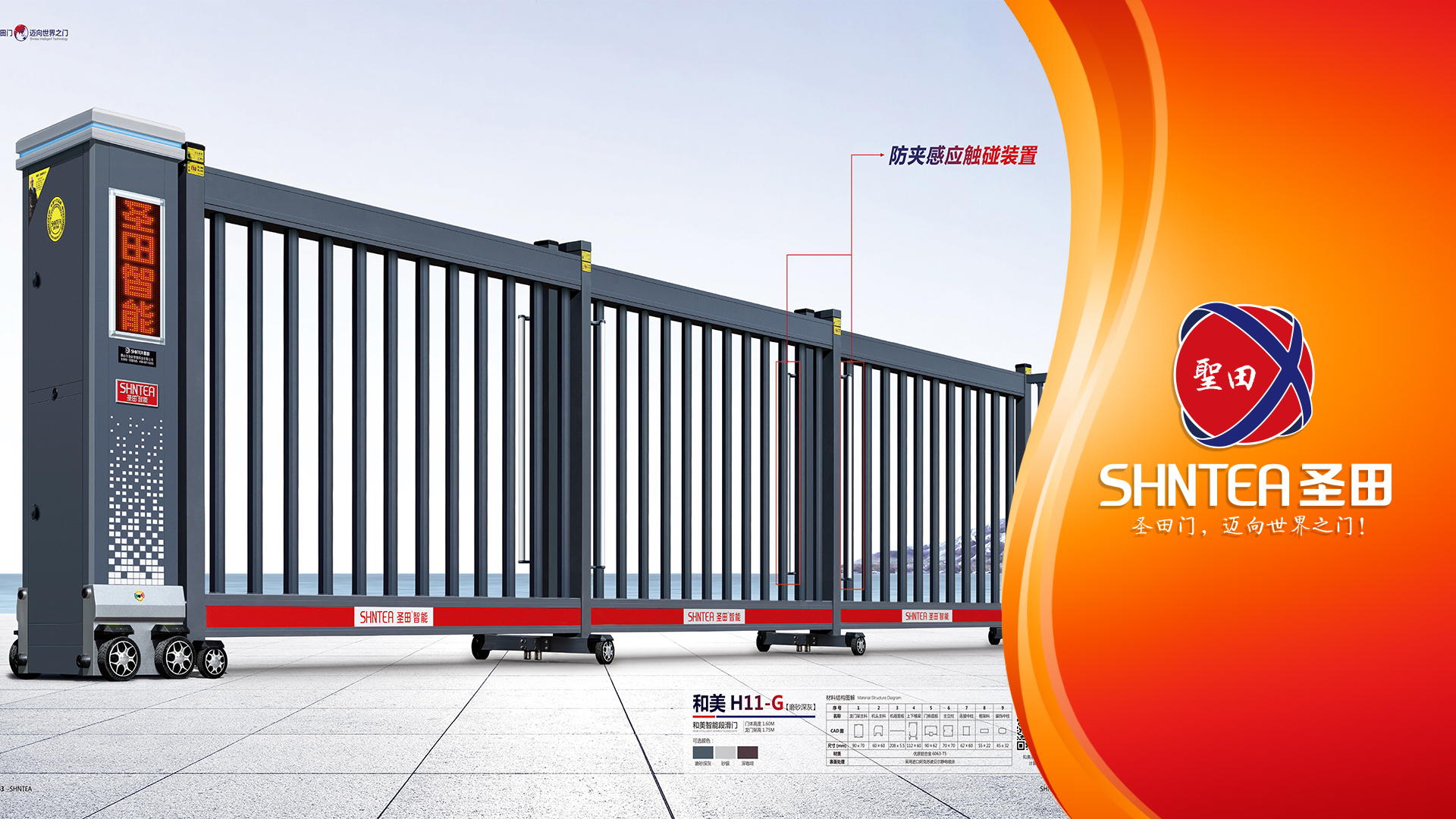 智能出入口，就選圣田門！