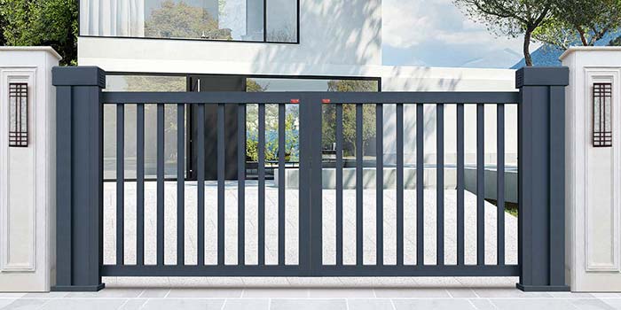 智能鋁合金電動雙開小門 SK-01G	